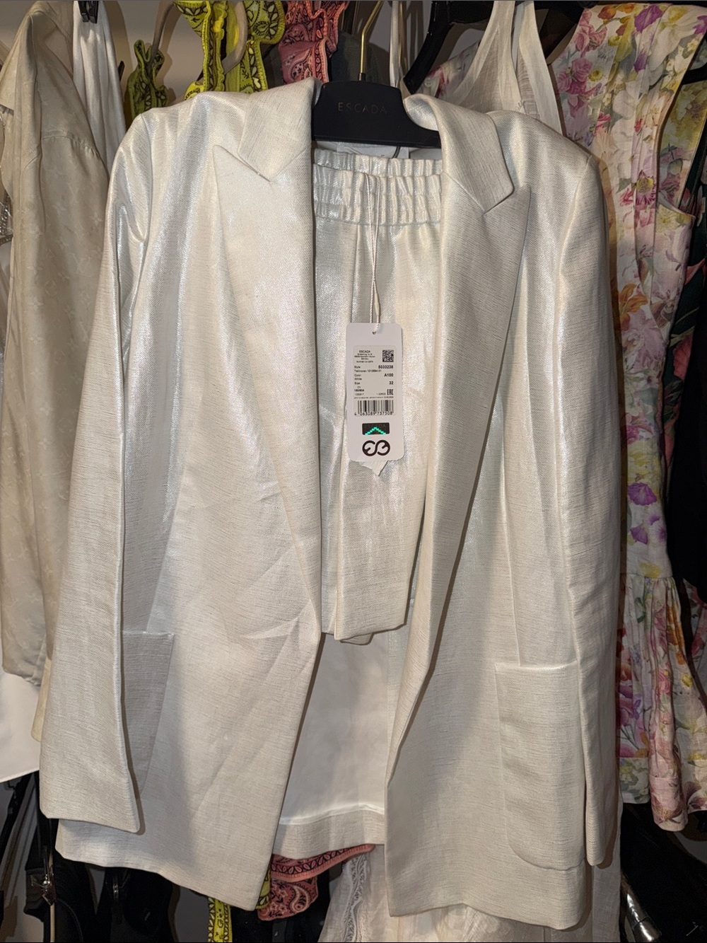 Escada shorts and jacket